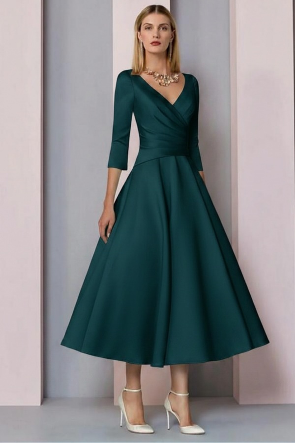 Elegante Brautmutterkleider Mit Ärmel | Kleider für Brautmutter