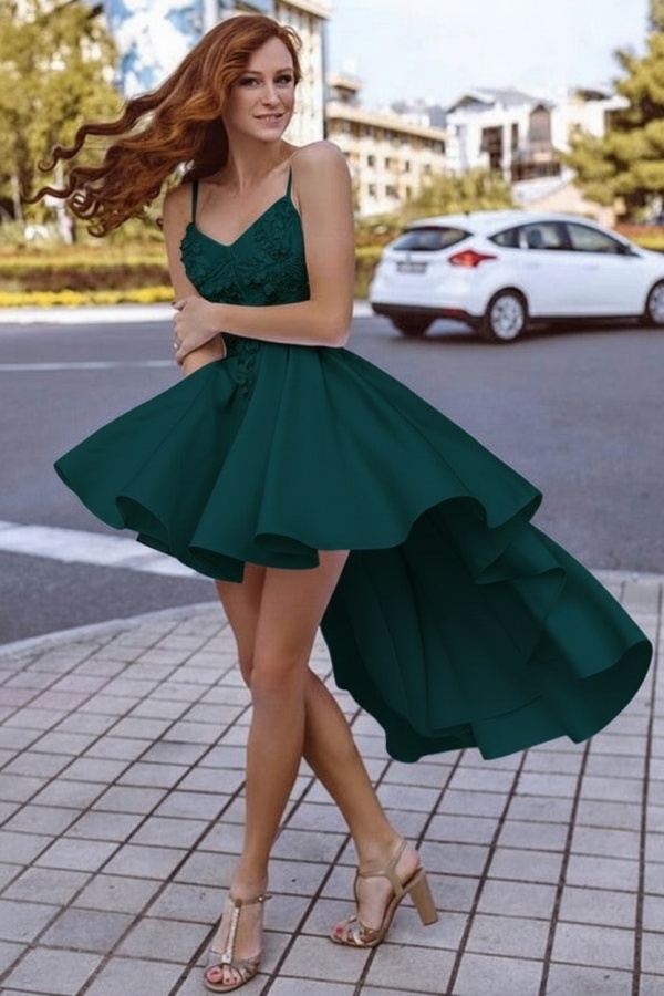 Cocktailkleider Kurz Vorn Lang Hinter | Weiße Abendkleid Schlicht