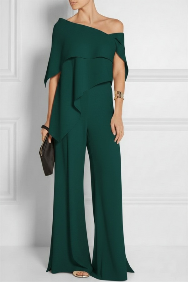 Schwarze Brautmutterkleider Günstig | Jumpsuit Kleider für Brautmutter