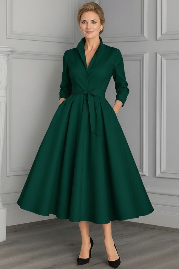 Festliche Hochzeitspartykleider Weiß Brautmutterkleider Kurz Mit Ärmel
