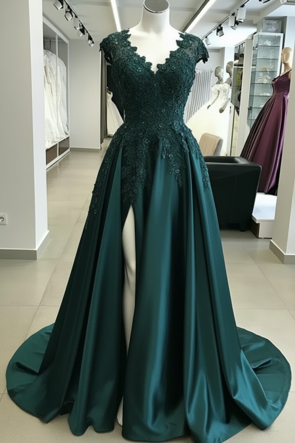 Designer Abendkleider Blau | Abiballkleider Lang Günstig Online