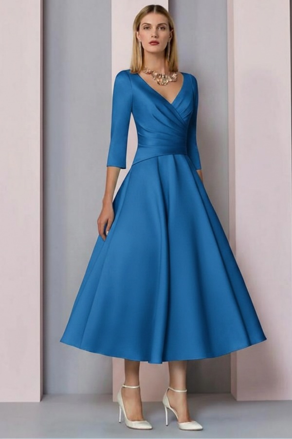 Elegante Brautmutterkleider Mit Ärmel | Kleider für Brautmutter