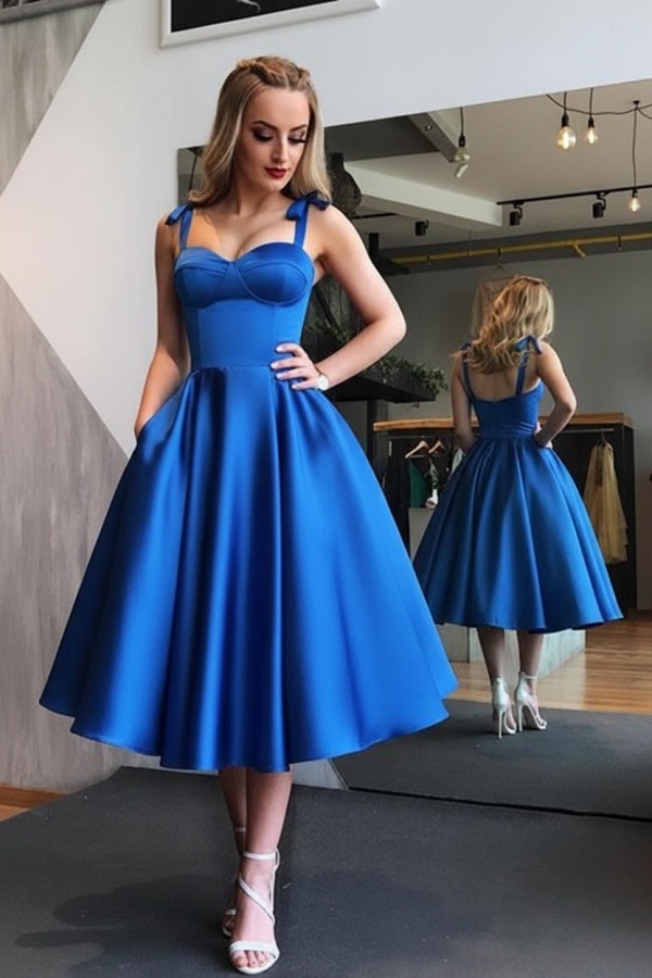 Elegante Rote Cocktailkleider Kurz A Linie Knielange Abiballkleider Abendmoden
