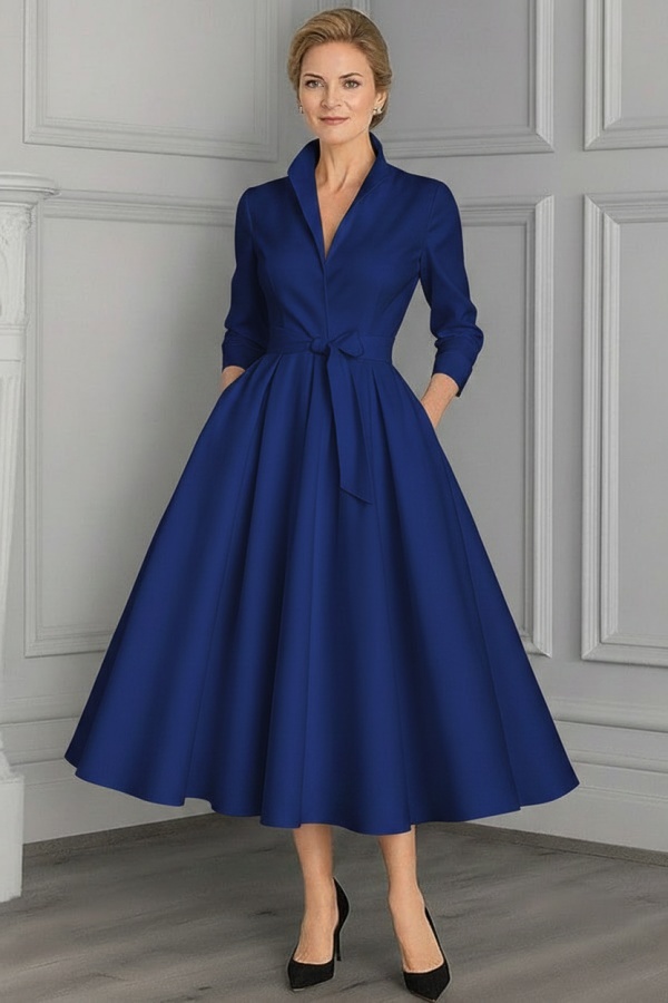 Festliche Hochzeitspartykleider Weiß Brautmutterkleider Kurz Mit Ärmel