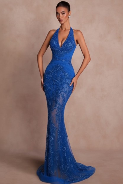 Dunkel Grün Abendkleider Lang Glitzer Ballkleider Spitze Online