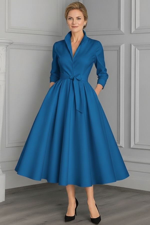 Festliche Hochzeitspartykleider Weiß Brautmutterkleider Kurz Mit Ärmel