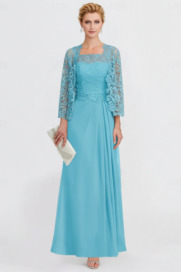 Elegante Brautmutterkleider Mit Jacket Kleider für Brautmutter