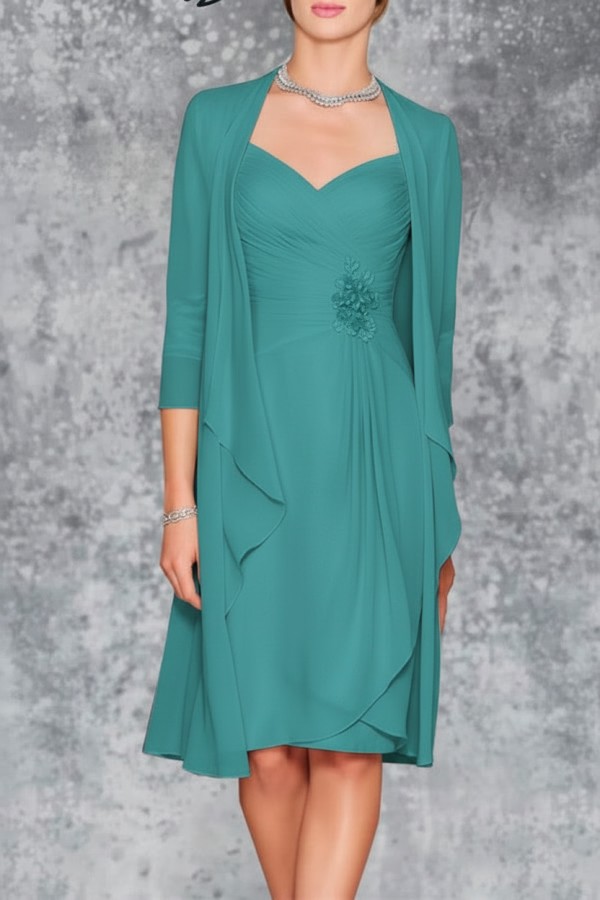 Schöne Brautmutterkleider Mint Grün | Kleider für Brautmutter