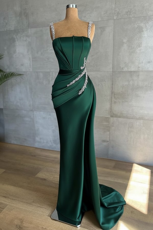 Champagne Abendkleider Lang Glitzer | Abendmoden Online