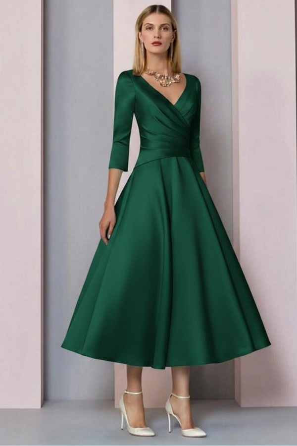 Elegante Brautmutterkleider Mit Ärmel | Kleider für Brautmutter