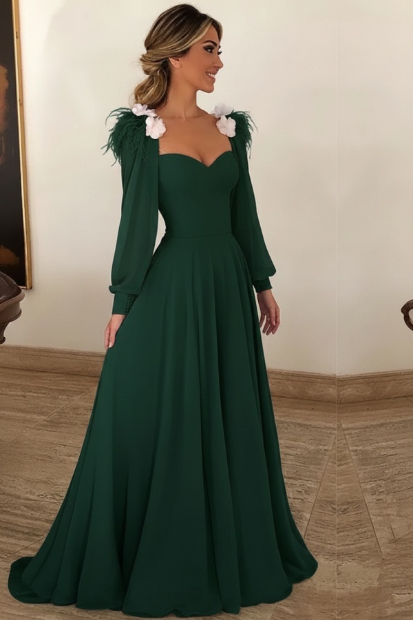 Elegante Abendkleider Lang Günstig | Abiballkleider Blau Online