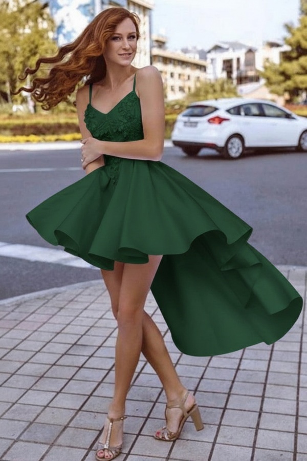 Cocktailkleider Kurz Vorn Lang Hinter | Weiße Abendkleid Schlicht