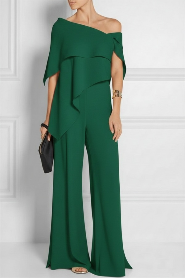 Schwarze Brautmutterkleider Günstig | Jumpsuit Kleider für Brautmutter