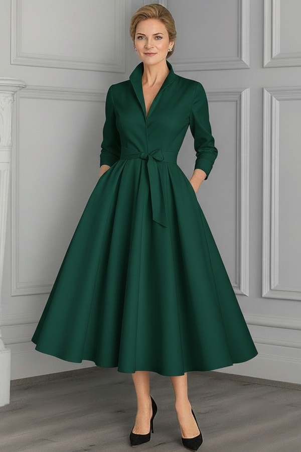 Festliche Hochzeitspartykleider Weiß Brautmutterkleider Kurz Mit Ärmel