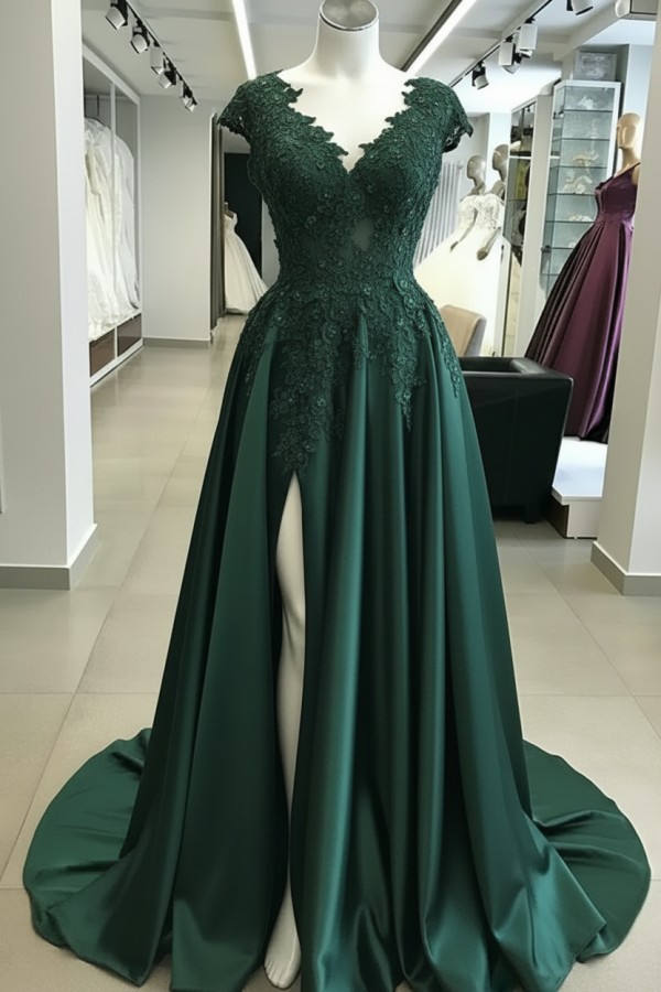 Designer Abendkleider Blau | Abiballkleider Lang Günstig Online