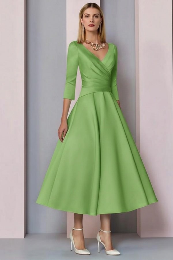 Elegante Brautmutterkleider Mit Ärmel | Kleider für Brautmutter