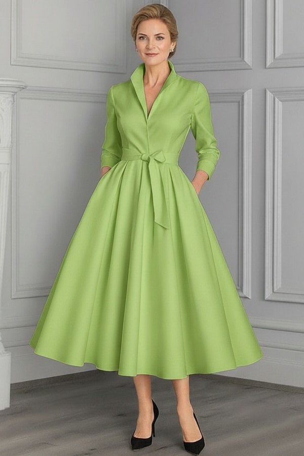 Festliche Hochzeitspartykleider Weiß Brautmutterkleider Kurz Mit Ärmel