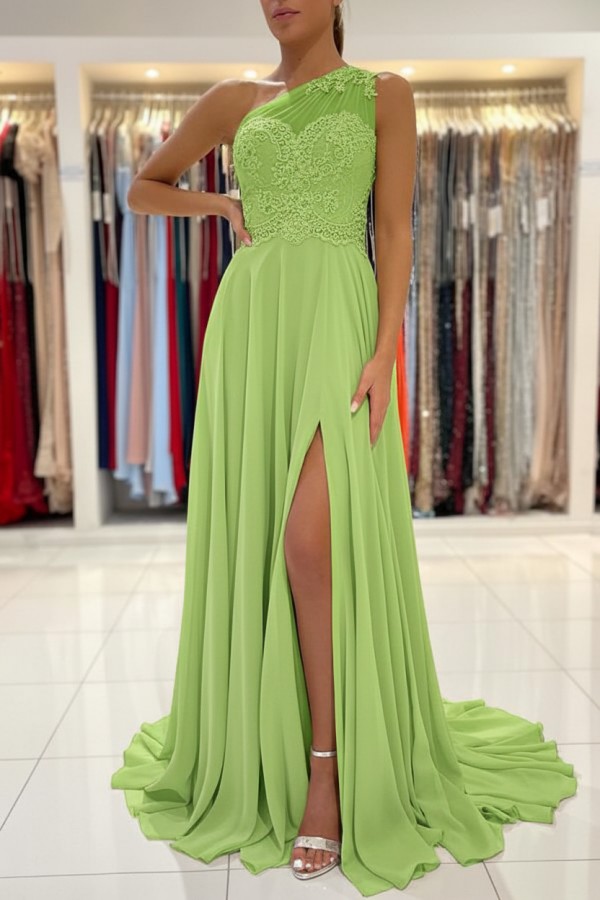 Schlichtes Abendkleid Mit Spitze | Abiballkleider Lang Günstig