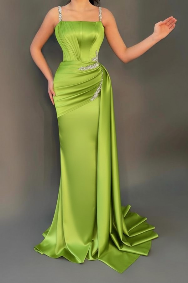 Sage Abendkleider Günstig | Abiballkleider Lang Glitzer