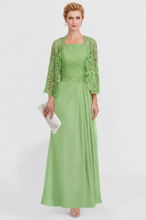 Elegante Brautmutterkleider Mit Jacket Kleider für Brautmutter