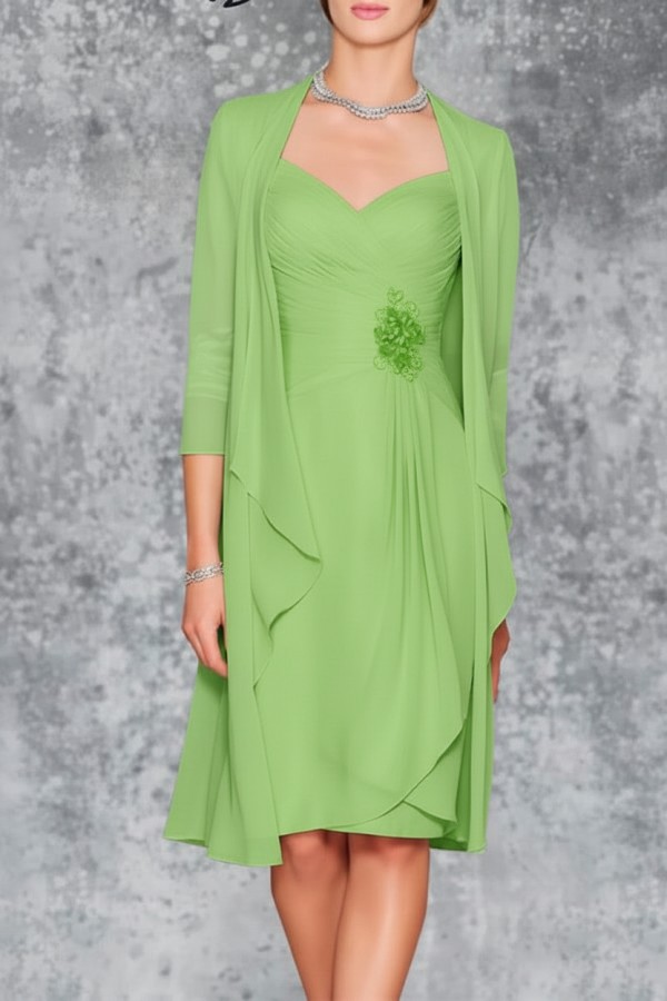 Schöne Brautmutterkleider Mint Grün | Kleider für Brautmutter