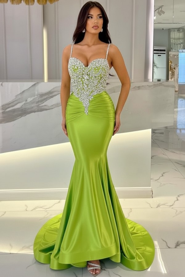 Elegante Abendkleider Lang Blau | Abiballkleider mit Glitzer