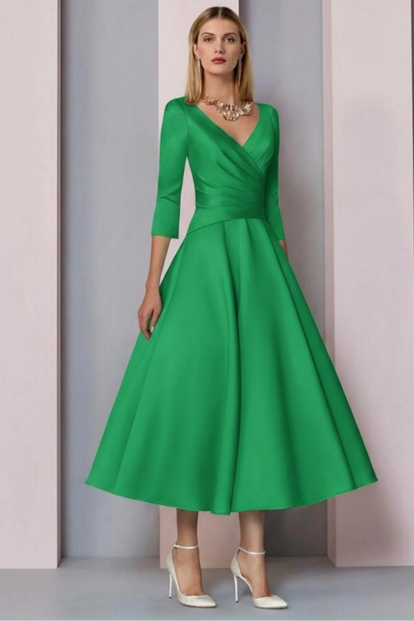 Elegante Brautmutterkleider Mit Ärmel | Kleider für Brautmutter