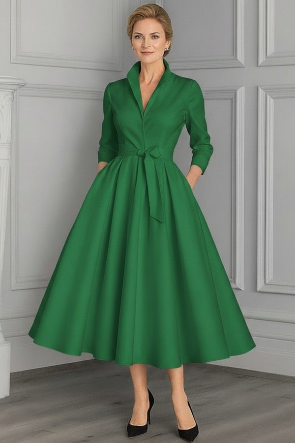 Festliche Hochzeitspartykleider Weiß Brautmutterkleider Kurz Mit Ärmel