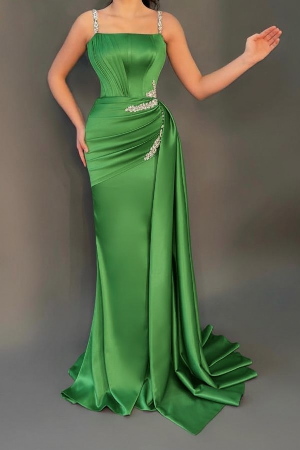 Sage Abendkleider Günstig | Abiballkleider Lang Glitzer