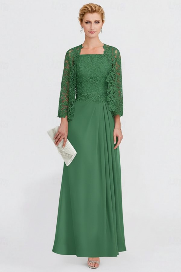 Elegante Brautmutterkleider Mit Jacket Kleider für Brautmutter