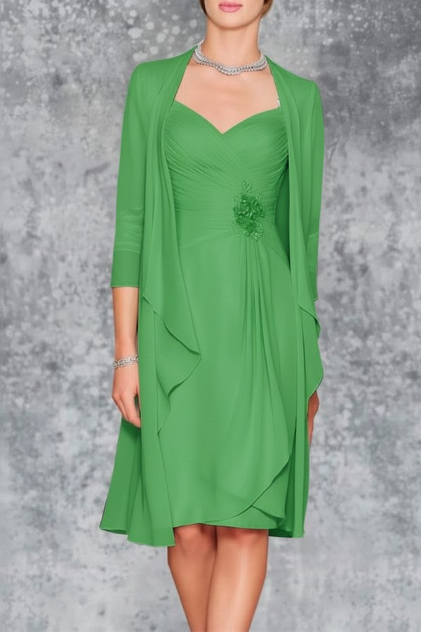 Schöne Brautmutterkleider Mint Grün | Kleider für Brautmutter