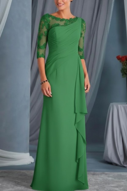 Schwarze Brautmutterkleider Mit Ärmel | Kleider für Brautmutter Günstig