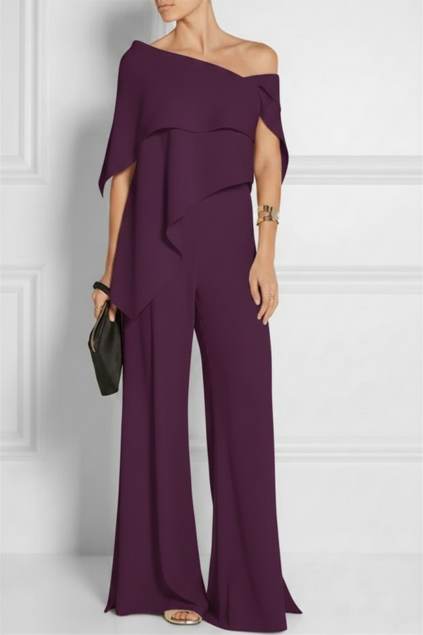 Schwarze Brautmutterkleider Günstig | Jumpsuit Kleider für Brautmutter