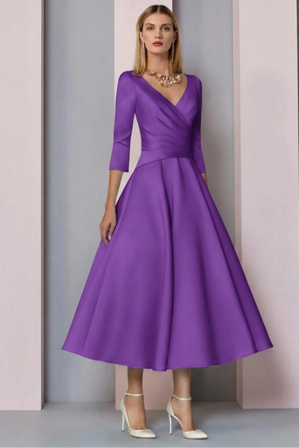 Elegante Brautmutterkleider Mit Ärmel | Kleider für Brautmutter
