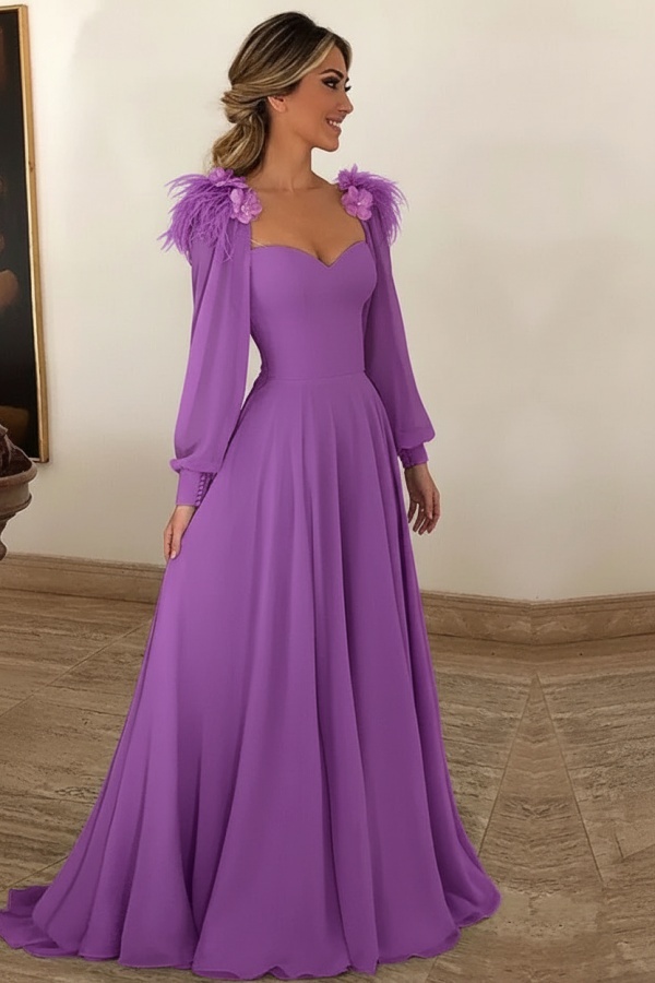 Elegante Abendkleider Lang Günstig | Abiballkleider Blau Online