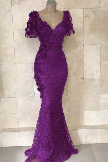 Festliche Kleider Abendkleid Weinrot | Abendkleider Lang Mit Ärmel
