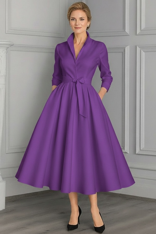 Festliche Hochzeitspartykleider Weiß Brautmutterkleider Kurz Mit Ärmel