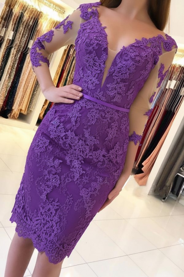 Mint Cocktailkleider Kurz Günstig | Abendkleider Mit Ärmel