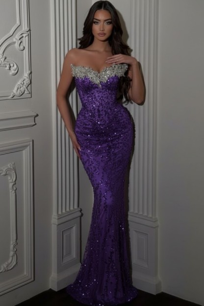 Extravagante Ballkleider Lang Glitzer Abendkleider Abiballkleider Online