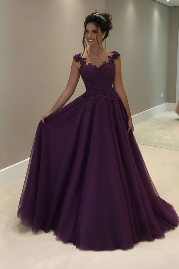 Elegant Abendkleider Lang Rosa Abendmoden Abiballkleider