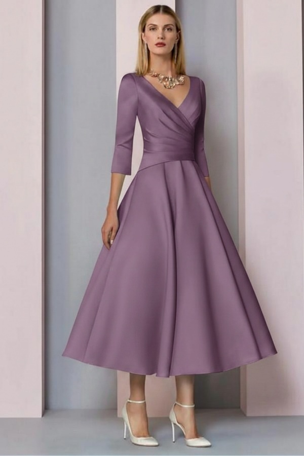 Elegante Brautmutterkleider Mit Ärmel | Kleider für Brautmutter