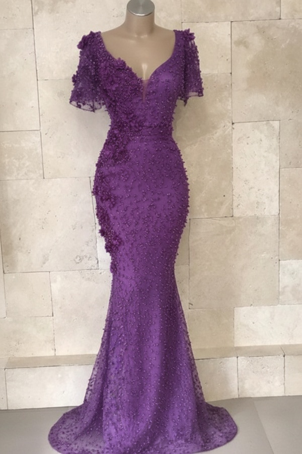 Festliche Kleider Abendkleid Weinrot | Abendkleider Lang Mit Ärmel