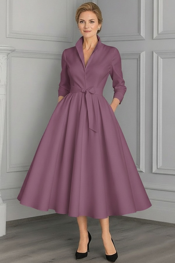 Festliche Hochzeitspartykleider Weiß Brautmutterkleider Kurz Mit Ärmel