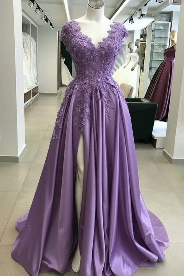 Designer Abendkleider Blau | Abiballkleider Lang Günstig Online