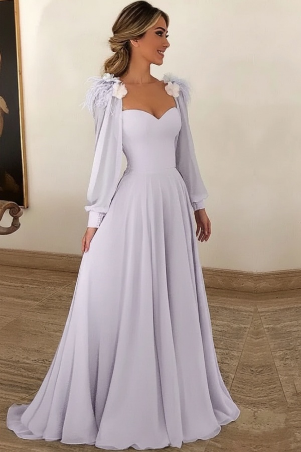 Elegante Abendkleider Lang Günstig | Abiballkleider Blau Online