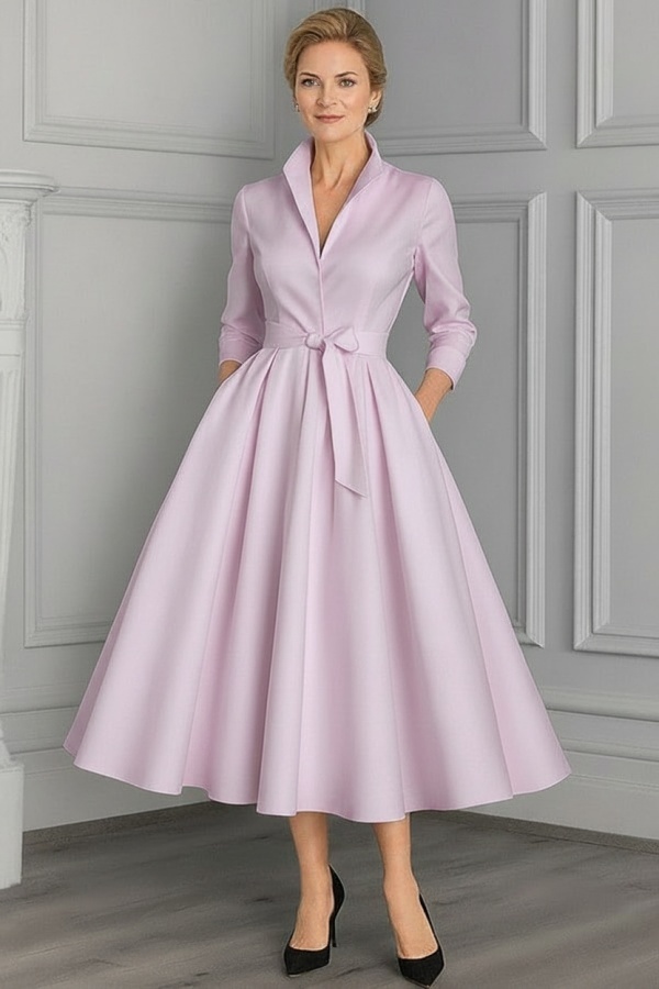Festliche Hochzeitspartykleider Weiß Brautmutterkleider Kurz Mit Ärmel