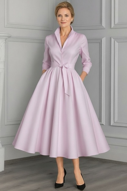 Festliche Hochzeitspartykleider Weiß Brautmutterkleider Kurz Mit Ärmel