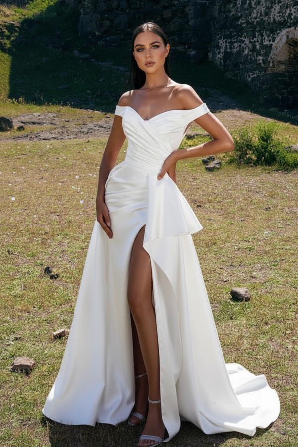 Schlichte Abendkleider Lang Rot | Abiballkleider Gunstig | Babyonlinedress.de