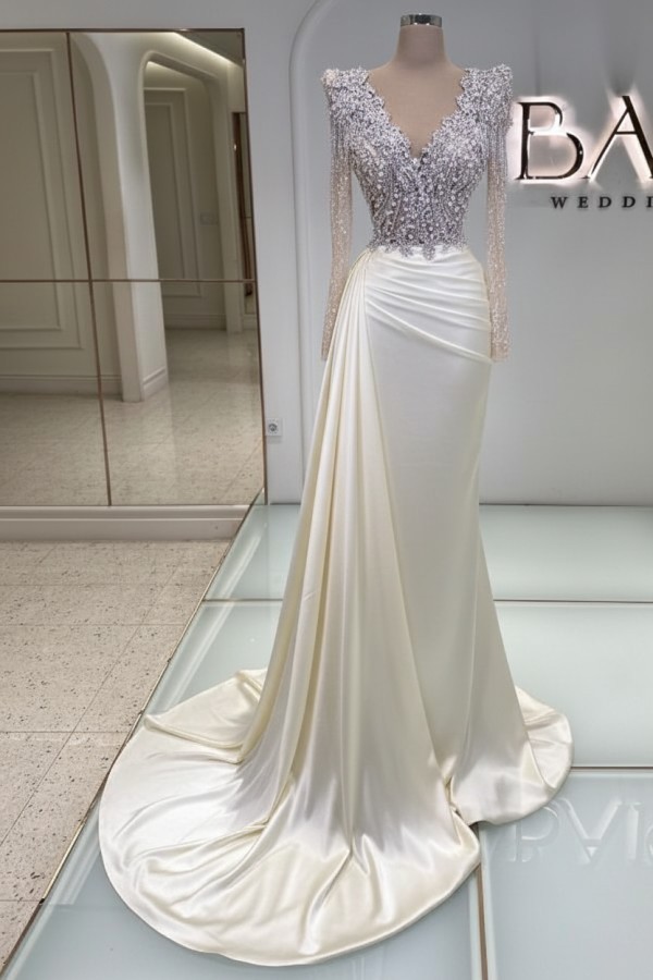 Schwarze Abendkleider Lang Glitzer | Abiballkleider V Ausschnitt