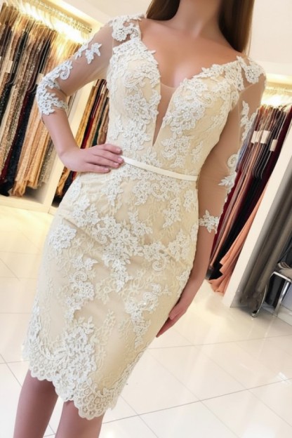 Mint Cocktailkleider Kurz Günstig | Abendkleider Mit Ärmel